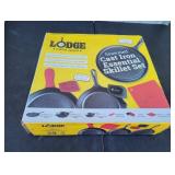 NEW LODGE Cast Iron Essential Skillet Set