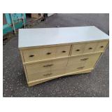 Vintage Wooden 6-Drawer Clothing Dresser
