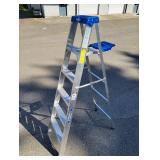 WERNER 6-Foot Metal Ladder, 250 lb. Capacity