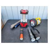 (7) Assorted Flashlights