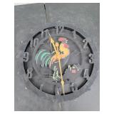 Meta Rooster Wall Clock