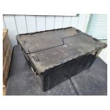 Heavy Duty Plastic Flip Top Storage Tote