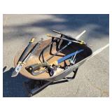 True Temper Wheel Barrow with Garden Tools
