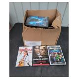 Box of Assorted DVDs