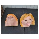 Donald Trump & Hilary Clinton Masks