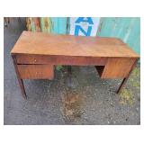 Vintage Mid-Century Modern Executive Desk