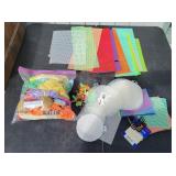 Plastic Mesh Sheets & Assorted Yarn