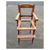 Vintage Wooden High Chair Frame