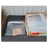 (40) NEW Halyard Large Plastic Face Protectors