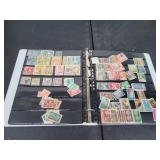 Binder of Assorted Stamps