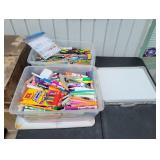 Assorted Markers, Pens, Craft & More