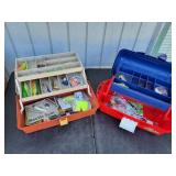 (2) Tackleboxes with Assorted Tackle