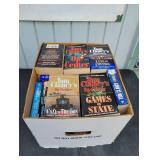 Box of Assorted Tom Clancy Books