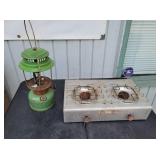 Vintage Steel Lantern & Coleman Gas Stove