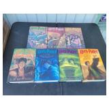 (7) Assorted Harry Potter Hard Cover Books