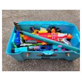 Large Box of Assorted NERF Guns
