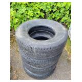 (4) Firestone P265/70R16 Car Tires