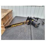 CRAFTSMAN 16' Electric Gas Chainsaw, Working
