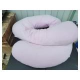 Lavender C-shaped Pregnancy Body Pillow