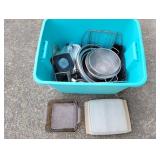 Box of Assorted Household Kitchen Items