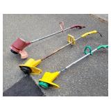 (3) Electric String Trimmers
