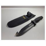 Watch Fire Fixed Blade Knife with Sheath