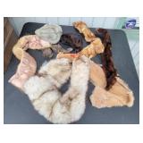 (QTY) Assorted Vintage Fur Pieces