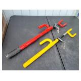 (2) Steering Wheel Locks with Keys