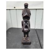 Vintage Wooden Hand Carved Fertility Statue