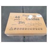 NEW 2' 48-Pack Floating Candles