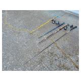 (4) Fishing Poles with (4) Reels