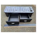 Barber Electric Black Wall Mount Styling Station