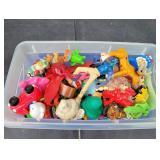 Box of Assorted Toy Figures