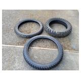 Pair of Motorcycle Tires & Other Tire