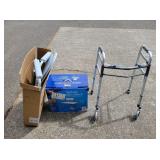 Folding Commode, Walker & Transfer Bench