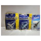 (3) Metal Die-Cast Airplane Toys