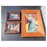 (3) Assorted Wall Art Pieces