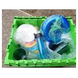 Box of Plastic Cups, Plates & Bowls