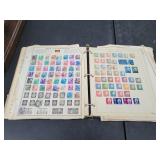 Binder of Assorted Stamps