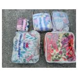 (5) Assorted Blankets/Quilts