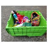 Box of Dolls, Diecast Cars, Toys & More