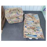 (2) Route 66 Travel Bags