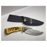 Fixed Blade Hunting Knife with Sheath