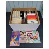 Box of Assorted VHS Tape Movies