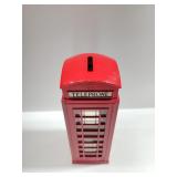 British Telephone Booth Coin Bank