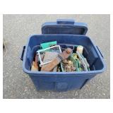 Box of Assorted Tools & Hardware