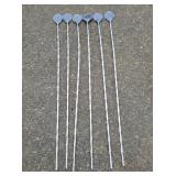 (6) NEW Reflector Stakes