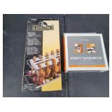 Stainless Steel Wing Rack & Remote Thermometer