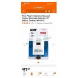 Gas and carbon monoxide alarm. & smoke alarm