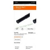 Adjustable closet rods